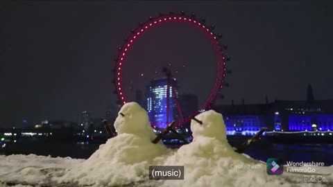 London Snow fall walks