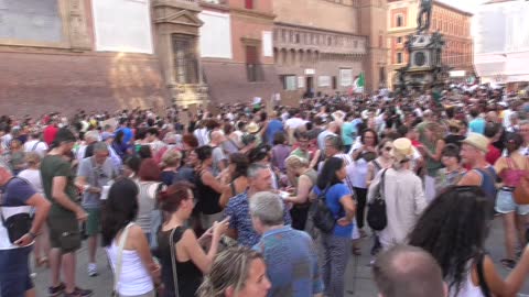 Bologna 31.07.2021 No Greenpass Day 2