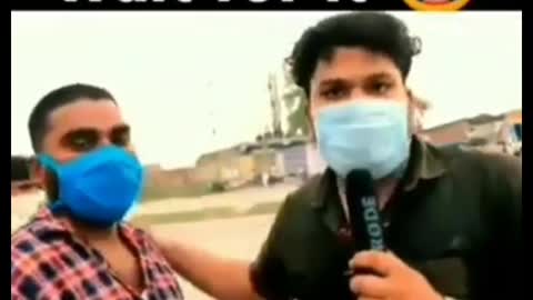 Reaction of reporter on situation of corona virus #shorts memes
