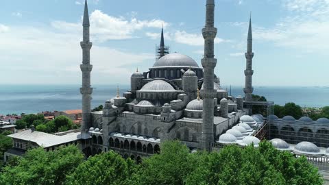 The Blue Mosque in Istanbul Turkey.