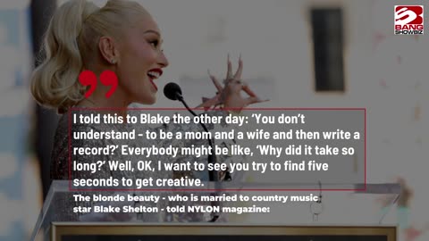 Gwen Stefani's Comparison of the Music Industry to the Wild West.
