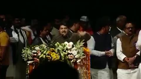 Ashutosh Pathak speaking at a session organized by LJP in Patna 28 Nov 2021