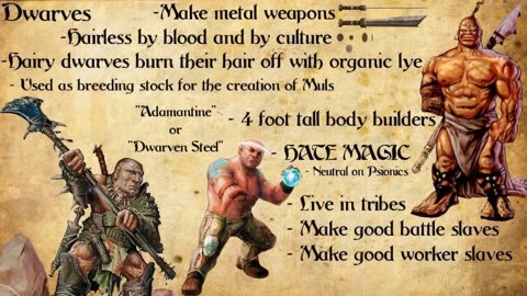All Races and Social Classes in Dark Sun