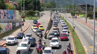 Avanza nueva marcha entre Piedecuesta y Bucaramanga
