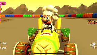 Mario Kart Tour - Banana Master Kart Gameplay (Peach vs. Daisy Tour Tier Shop Reward)