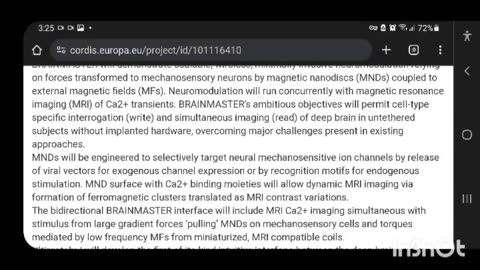 Bidirectional remote deep brain control with magnetic anisotropic nanomaterials - Biodigital Convergence, Bioconvergence, HOEIZONS EU, Policy Horizons Canada