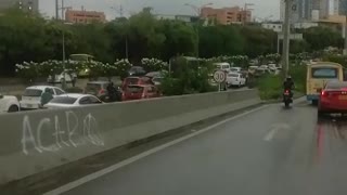 trancón en la autopista florida