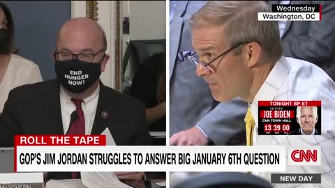 Jim Jordan can't seem to keep January 6 story straight. Brianna Keilar rolls the tape