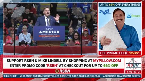 Mike Lindell Speech at Save America Rally in Anchorage, AK