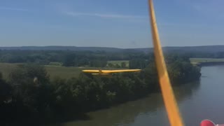 Formation Flight Down the River