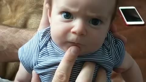 Adorable Baby Isn’t Supposed To Talk Yet!