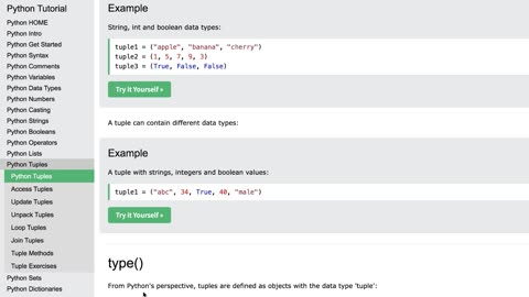 Python Coding for beginners 23 - Python Tuples & more