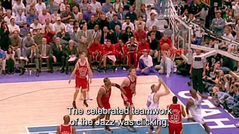Legendary playoff series NBA history-Michael Jordan Chicago bulls versus car Malone in the Utah jazz