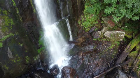 Shoal Waterfall in the South Mountain Park in NC