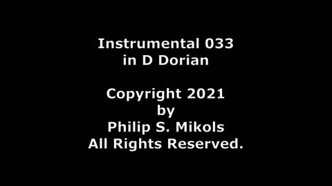 Instrumental 033 in D Dorian