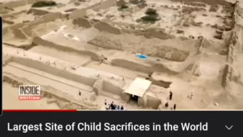 Ritual murders in Peru. The world's largest burial of children killed for sacrifices.