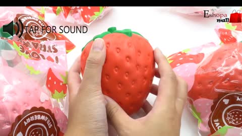 SQUISHY TOY CUTE STRAWBERRY SLOW RISING PHONE