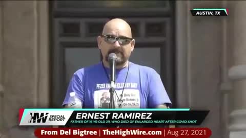 "My Son Died From Vaccine" -Ernest Ramirez