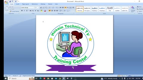 How to make logo in Ms word