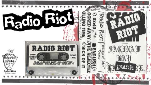 Radio Riot 🖭 6 Songs of Shit Demo Tape. Michigan Punk band active late 90's to mid 2000's Cassette