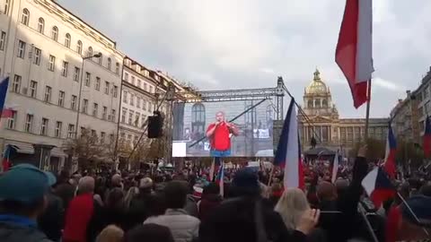 Demonstrace proti NATO, EU, válce na Ukrajině a vládě Petro Fialy ze dne 28.10.2022 (Ivan Vyskočil)