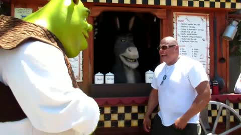 Mariano with Shreck and Donkey