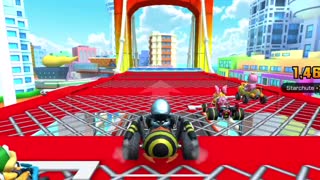 Mario Kart Tour - Starchute Glider Gameplay (Mario Tour Token Shop Reward)