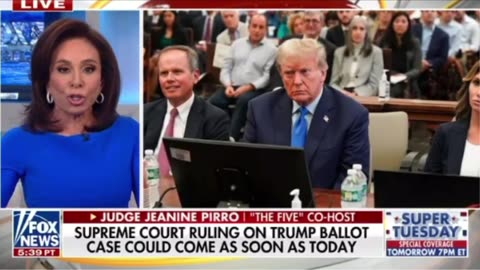 Judge Jeanine Pirro- there’s too much at stake