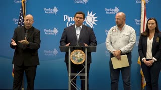 Governor DeSantis Provides an Update on Hurricane Ian in Pinellas (Full)