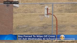 Teacher Forces Student To WASH OFF His Ash Wednesday Cross