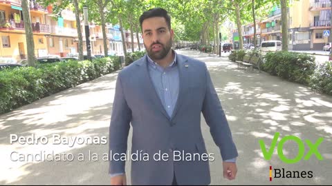 Spot de campaña de VOX Blanes y su candidato a la alcaldía de la ciudad