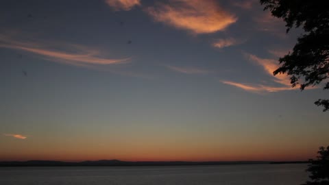 Lake Champlain Burlington Horizon