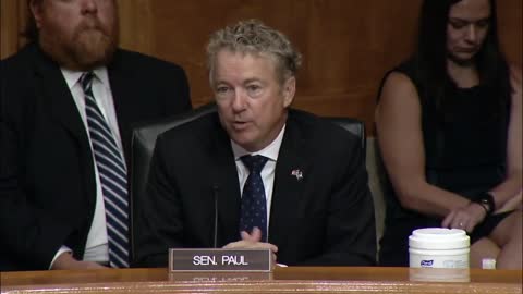 Sen. Rand Paul During First Congressional Gain-Of-Function Senate Hearing