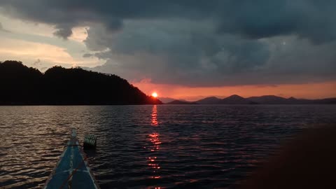 Sunset in Coron Palawan