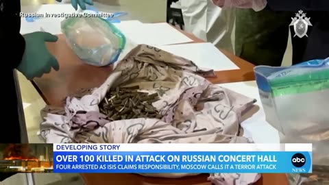 Over 100 killed in attack on Russian music hall