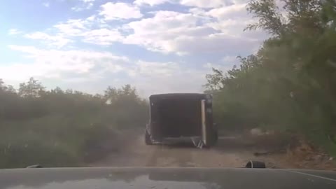 DASCHCAM: Stolen Truck Suspect Drags Trailer Throughout Off Road Police Pursuit in NM