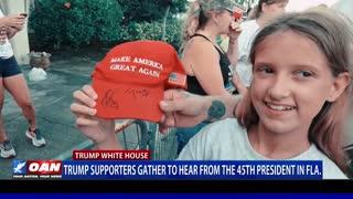 Trump supporters gather to hear from the 45th president in Fla.