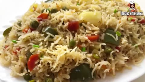 Mix Vegetables pulao recipe -best sabzi pulao/ever made😋