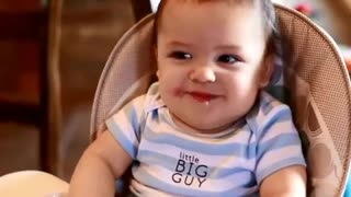 Baby Mad That His Parents Made Him Smile