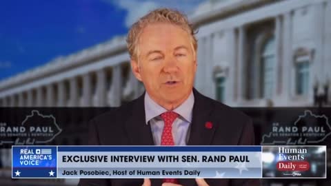 Sen. Rand Paul tells Jack Posobiec about gain of function research