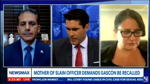 Slain L.A. Officers Mother Speaks out against D.A. Gascon