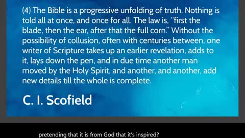 Dispensationalism 6 What is Progressive Revelation?