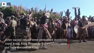 King Misuzulu Performs Ukungena Esibayeni Ritual