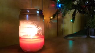 Ultra time lapse burning candle
