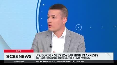 U.S. border arrests hit 22-year high in March