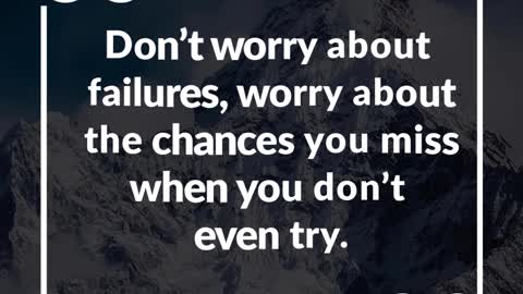 Don't Worry About Failures