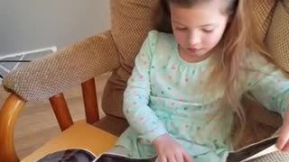 Girl can't contain tears upon hearing baby sister news