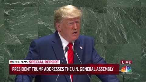 President Trump's address 2019 to the UN