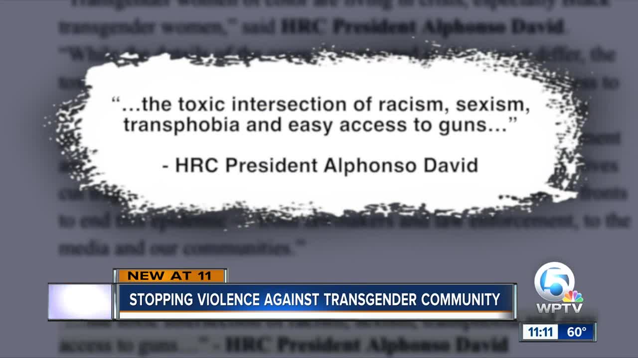 HRC calls 'anti-transgender violence' an epidemic, local activists react