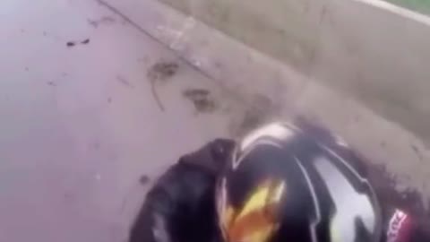 Motorcycle vs human race